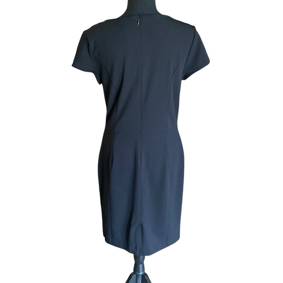 Banana Republic Petite Black Sheath Dress 8P NWT - Picture 3 of 7